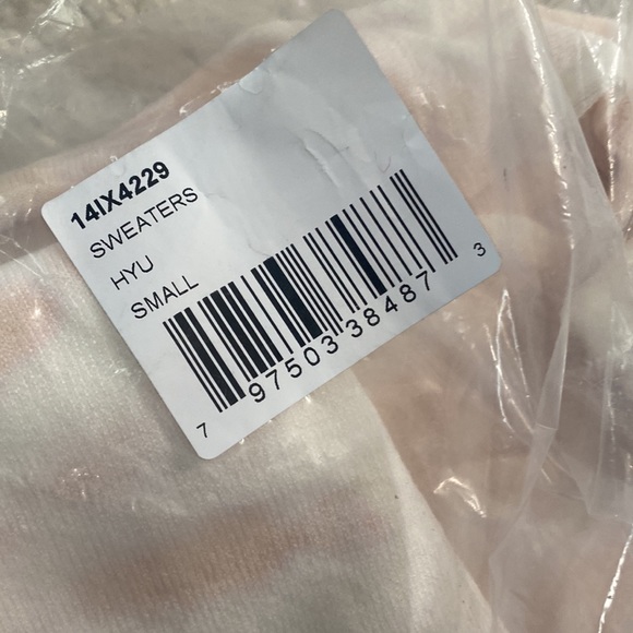 (A54) BLANK NYC Peach & White Tie Dye Long Sleeve Sweater, Size Small, NWT $98 - Picture 12 of 13